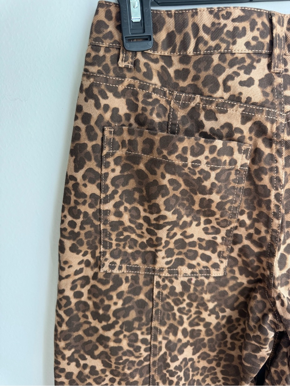 Future Collective NWT Leopard Print Cropped Jeans - Brown #leopard - Picture 6 of 8